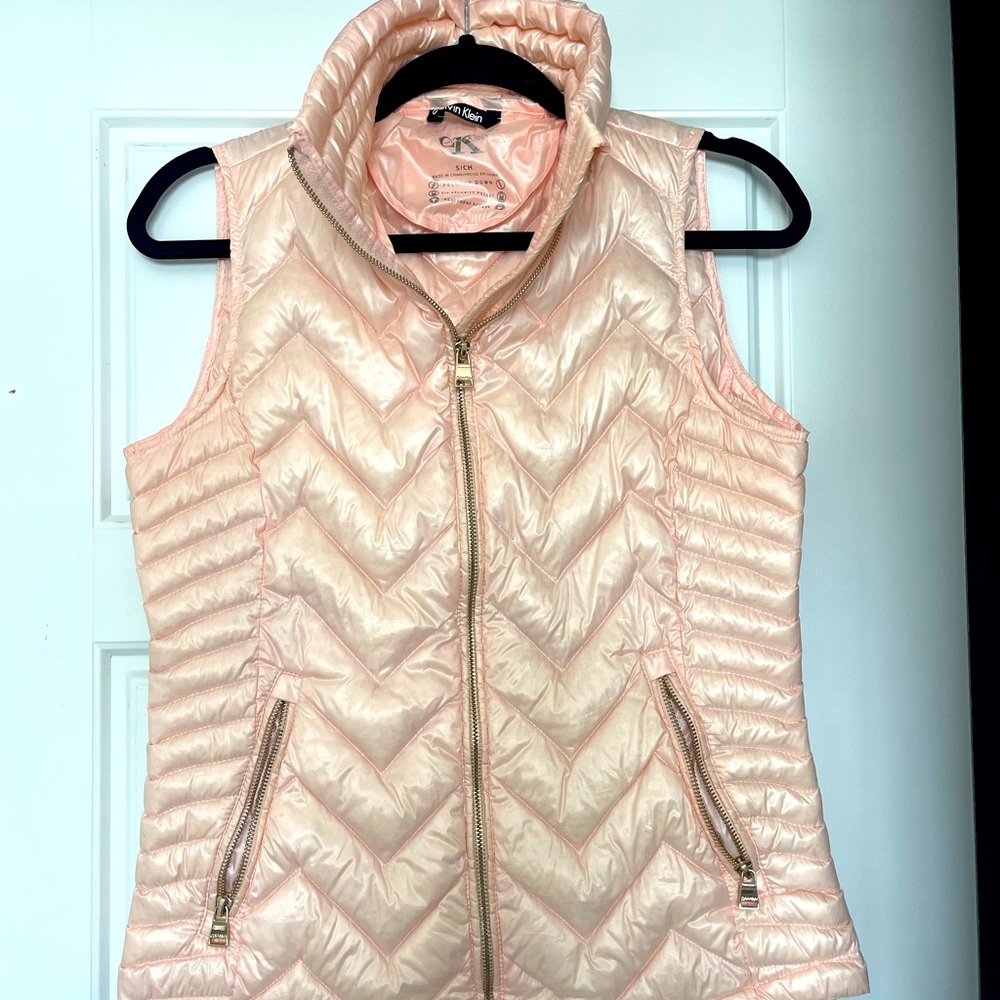 Calvin Klein New Puffer Vest Pink